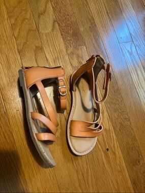 Cat & Jack Tan Strappy Girls' Sandals